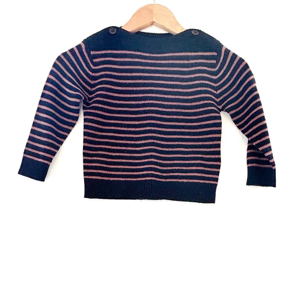 FUB, Unisex, Kid's Wool Boat Neck Sweater, Size 2